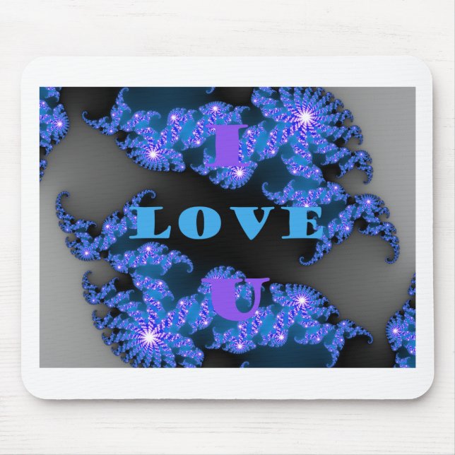 I Liebe U.png Mousepad (Vorne)