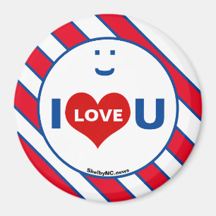 I Liebe U Smile Fun Magnet