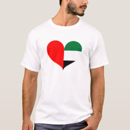 I Liebe UAE-Flagge T-Shirt