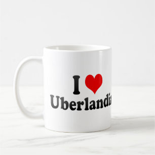 I Liebe Uberlandia, Brasilien Kaffeetasse