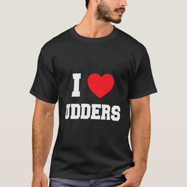 I Liebe Udders T-Shirt (Vorderseite)