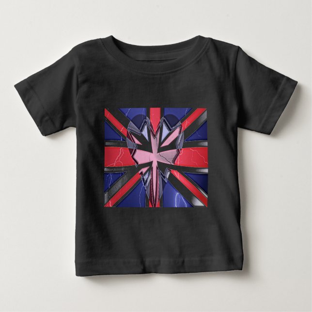 "I Liebe UK" Art Print Baby T-shirt (Vorderseite)