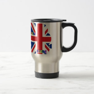 I Liebe UK Art Print Reisebecher