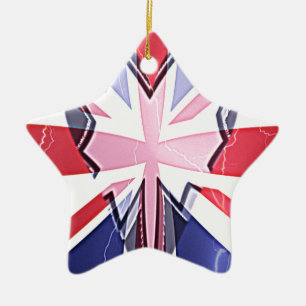 I LIEBE UK KERAMIKORNAMENT