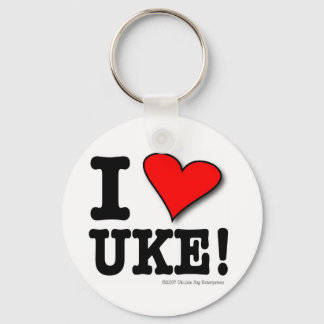I LIEBE UKE Designer Schlüsselanhänger