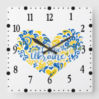 I. Liebe Ukraine inspirierendes Zitatherz