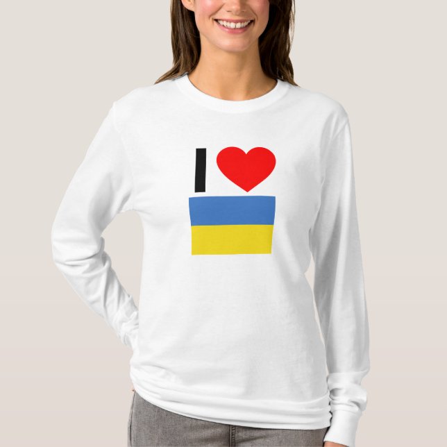i Liebe ukraine T-Shirt (Vorderseite)
