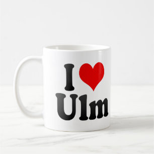 I Liebe Ulm, Deutschland Kaffeetasse