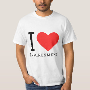 I Liebe-Umgebung-Aufkleber T-Shirt