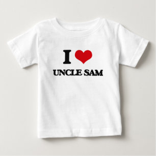 I Liebe Uncle Sam Baby T-shirt