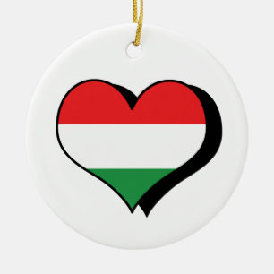 I Liebe Ungarn Ornament