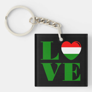 I Liebe Ungarn Schlüsselanhänger
