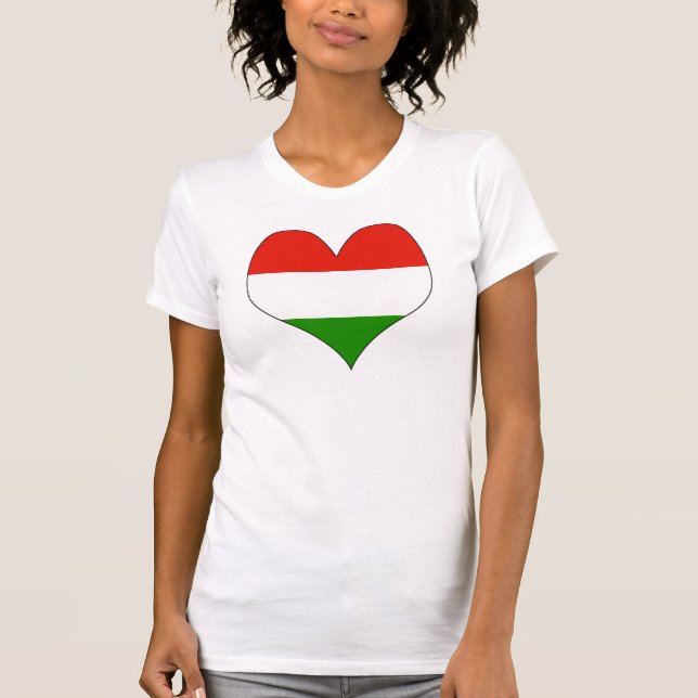 I Liebe Ungarn T-Shirt (Vorderseite)