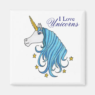 I Liebe Unicorns Magnet
