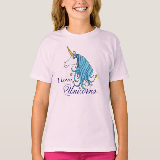 I Liebe Unicorns T-Shirt
