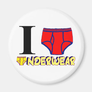 I Liebe Unterwäsche Magnet
