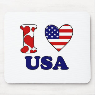 I LIEBE USA MOUSEPAD
