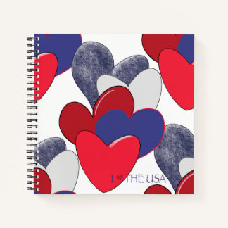 I Liebe USA Notizbuch