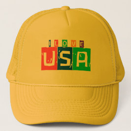 I LIEBE USA TRUCKERKAPPE