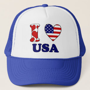 I LIEBE USA TRUCKERKAPPE