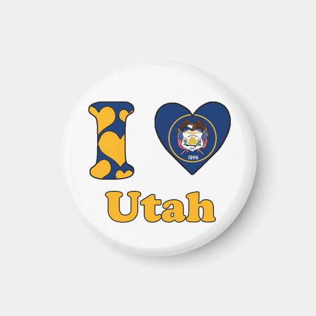 I Liebe Utah Magnet (Vorne)