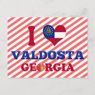 I Liebe Valdosta, Georgien Postkarte