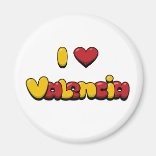 I Liebe Valencia Magnet