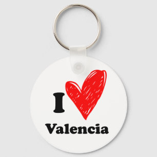 I Liebe Valencia Schlüsselanhänger