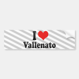 I Liebe Vallenato Autoaufkleber