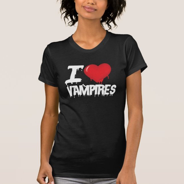 I Liebe Vampire T-Shirt (Vorderseite)