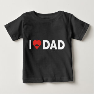 I LIEBE VATER BABY T-SHIRT