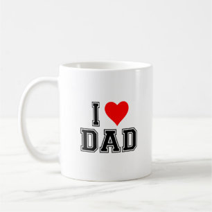 I Liebe Vater Kaffee Tasse - Minimalistisches Gesc