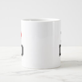I Liebe Vater Kaffee Tasse - Minimalistisches Gesc