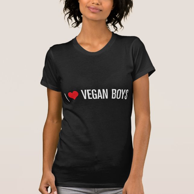 I Liebe-vegane Jungen T-Shirt (Vorderseite)