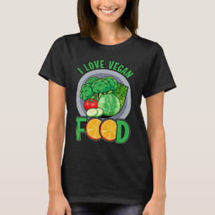 I LIEBE VEGANES SPRICHWORT T-Shirt