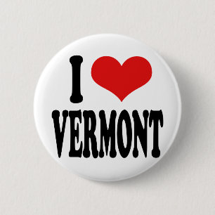 I Liebe Vermont Button