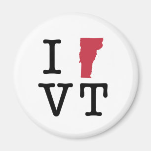 I Liebe Vermont Magnet