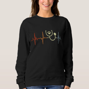 I Liebe Veterinärmedizin Sweatshirt