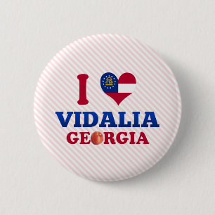 I Liebe Vidalia, Georgia Button