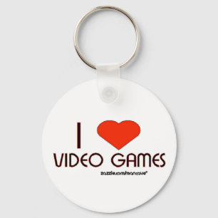 I Liebe-Videospiele Schlüsselanhänger