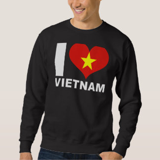 I Liebe Vietnam Herbstflagge Vietnam Sweatshirt