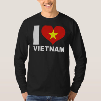 I Liebe Vietnam Herbstflagge Vietnam T-Shirt