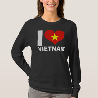I Liebe Vietnam Herbstflagge Vietnam T-Shirt
