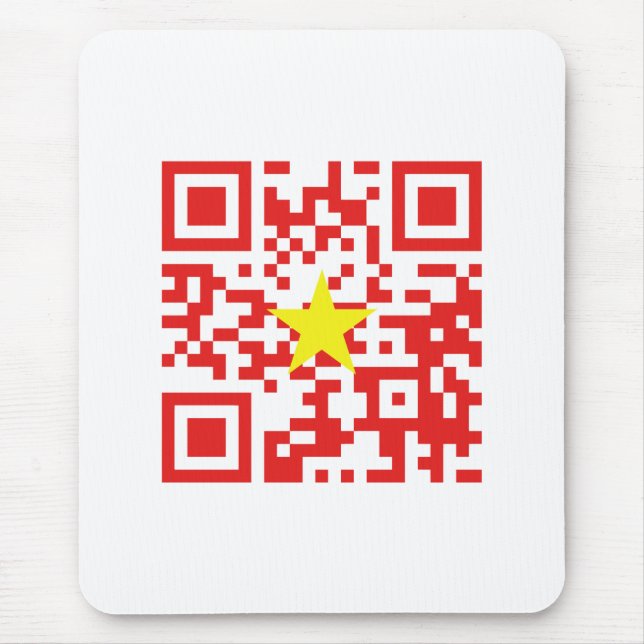 I Liebe Vietnam (Tôi Yêu Viraflot Nam) Flaggencode Mousepad (Vorne)