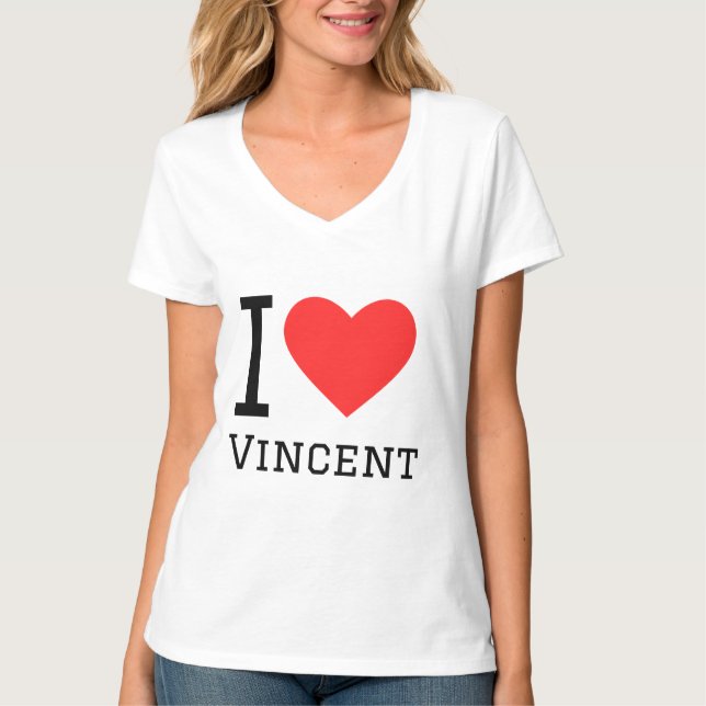 I Liebe Vincent T-Shirt (Vorderseite)