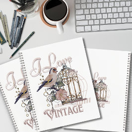 I LIEBE VINTAG NOTIZBUCH