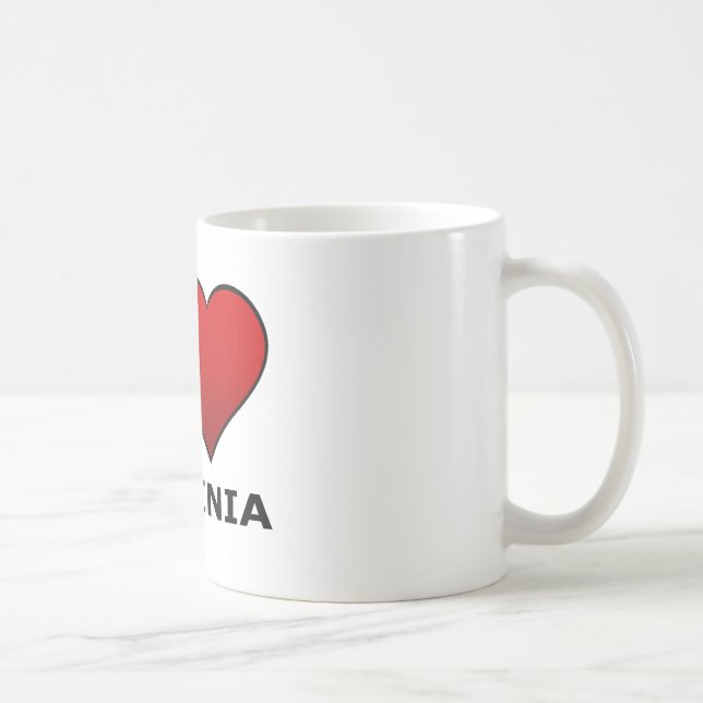 I LIEBE VIRGINIA KAFFEETASSE (Rechts)