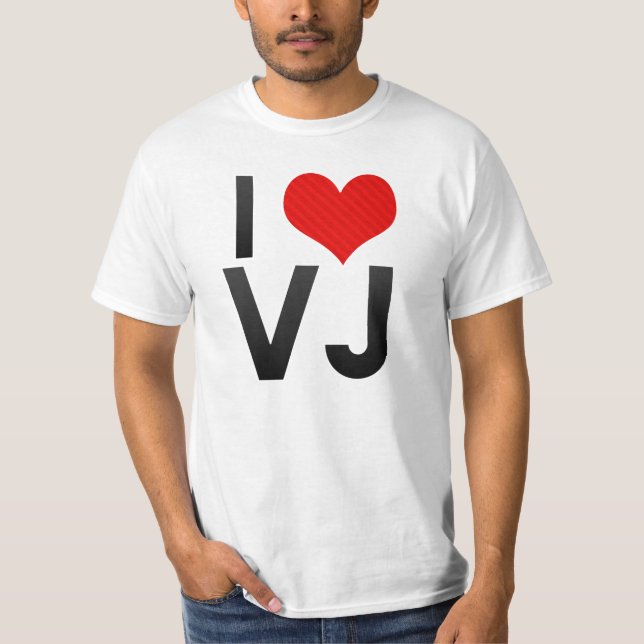 I Liebe VJ T-Shirt (Vorderseite)