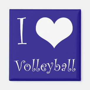 I Liebe Volleyball Magnet