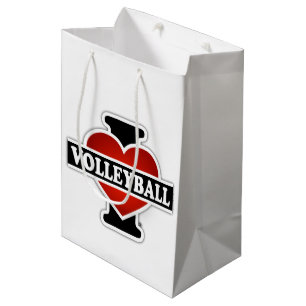 I Liebe-Volleyball Mittlere Geschenktüte